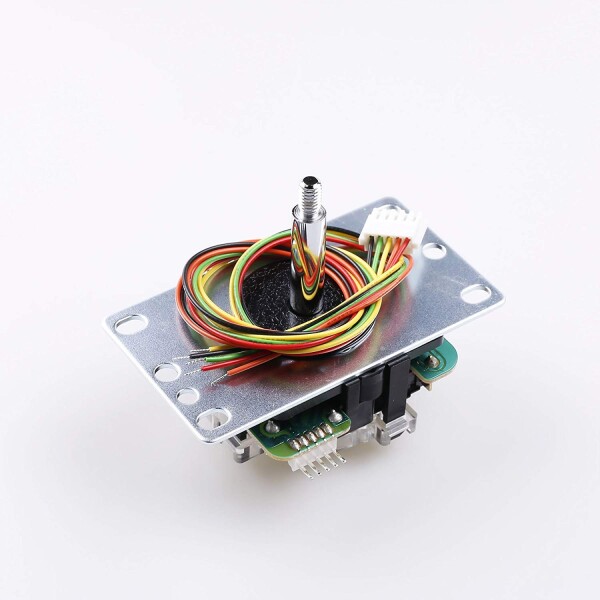 Sanwa JLF-TP-8YT-SK OEM Red Ball Handle Arcade Joystick 4 & 8 Way Adjustable (Mad Catz SF4 Tournament Joystick Compatible)