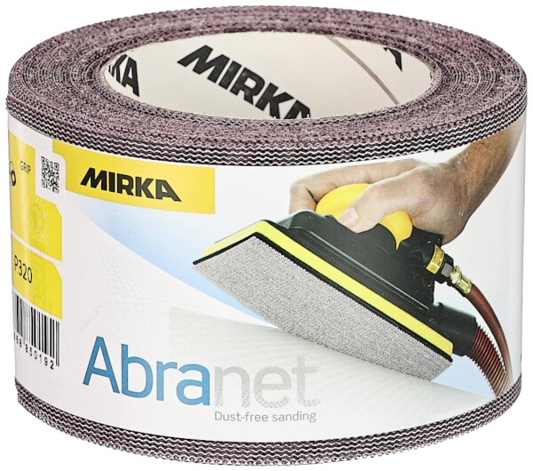 Mirka Abranet Abrasive Roll 320grit - 75mm X 10m