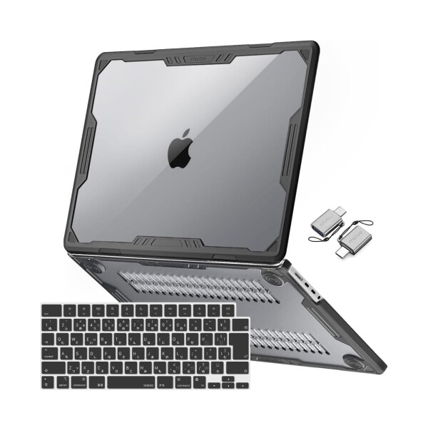 MOSISO 対応機種 MacBook Pro 16インチ ケース 2025-2021 リリース M4 M3 M2 M1 A3403 A3186 A2991 A2780 A2485、対称幾何学的 頑丈 TPUバンパー プラスチック ハードシェルケース & (日本語 JIS配列)キーボード