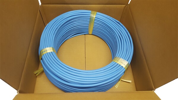日本製線 高性能ギガビット伝送対応LANケーブル （Cat6) 100m巻(水色) 0.5 - 4P NSGDT6 (SB) (100)
