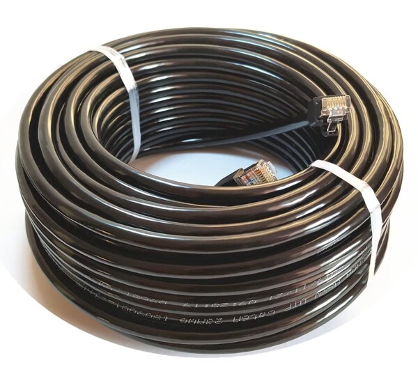 25M CAT6A 屋外 LANケーブル 屋外仕様 2重被覆 PoE対応 カテゴリー6A 屋外用 コネクタ付 インターネットケーブル 紫外線 難燃性 耐候性 高耐久 ケーブルクリップ付属 LAN配線 アウトドア 十字