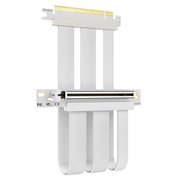 GLOTRENDS 250mm PCIe 5.0 ライザーケーブル｜RTX5090/RTX4090/RX9070/RX7900 対応｜PCIe 5.0/4.0 GPU 互換｜90 度直角 垂直マウント用