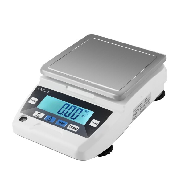 UXILAII デジタルはかり 精密スケール 3000g 0.01g dwt gn 単位 PSE 電源 デジタル 精密分析天びん 10mg 計量器 電子天秤 電子はかり 精密はかり 学校 宝石店 上皿天秤 日本語取扱説明書あり 校正