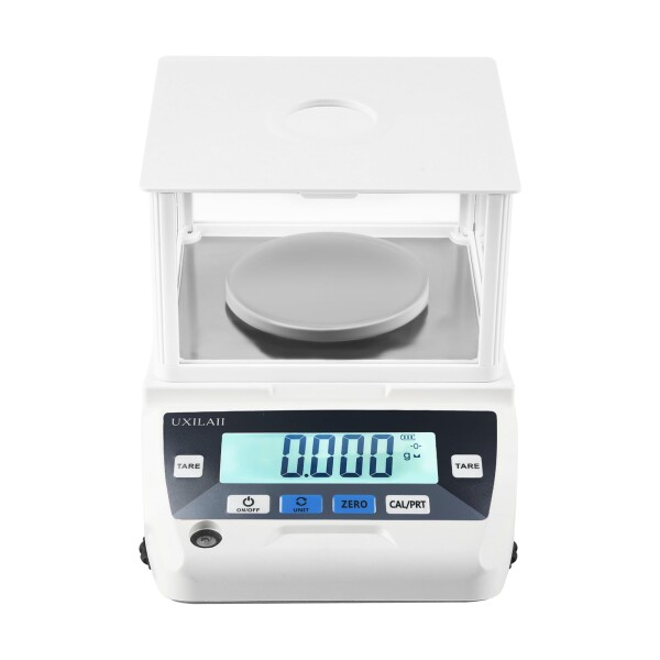 UXILAII デジタルはかり 精密スケール 0.001g dwt gn 単位 PSE 電源 デジタル 精密分析天びん 1mg 計量器 電子天秤 電子はかり 精密はかり 学校 宝石店 上皿天秤 日本語取扱説明書あり 校正分銅_1