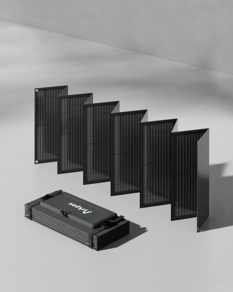 Arkpax 200W ソーラーパネル 12 面折りたたみ設計で 23%高変換効率 太陽光発電 ポータブル電源充電器 キャンプ/車中泊/防災用 ソーラー充電器 太陽光発電 キャンピングカー/ボート/緊急時対_7
