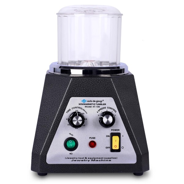 CNSTZBC バレル研磨機 磁力研磨機 400g容量 110V ジュエリー 研磨機 2000RPM 高速回転 360°全方位研磨 小型 軽量 DIY 工房 ジュエリー 金属アクセサリー用