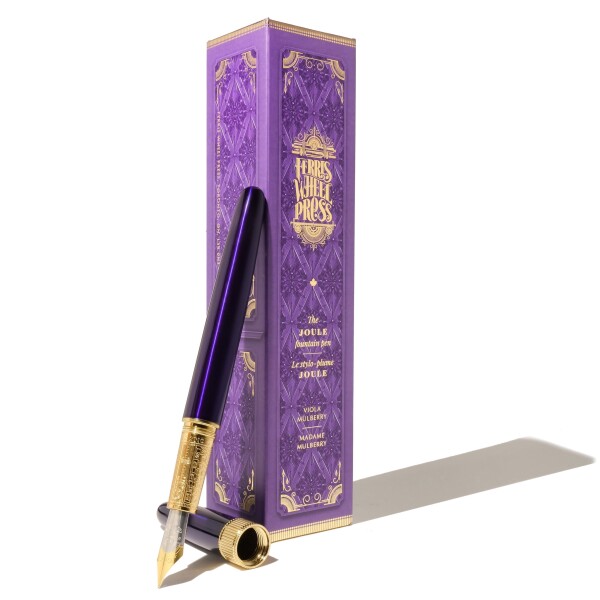 Ferris Wheel Press, Joule Fountain Pen, Viola Mulberry, Double