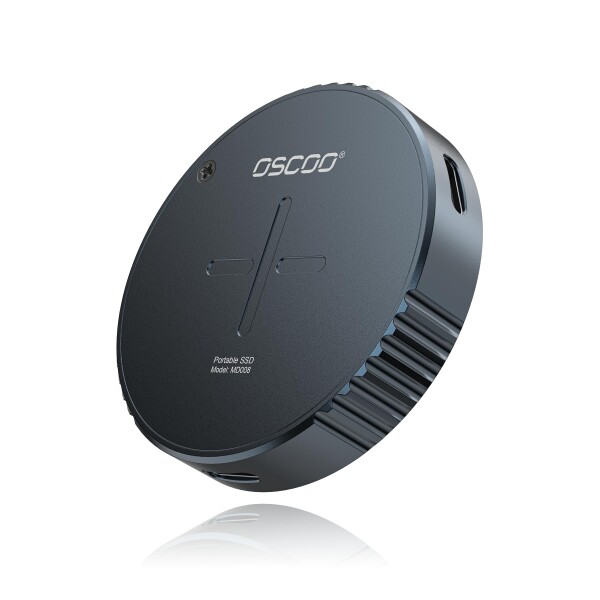 OSCOO 512GB マグネット式ポータブルSSD ? USB 3.2 Gen2 Type-C 外付けSSD｜最大1000MB/s｜iPhone 15/16/17シリーズ・Android・タブレット・ノートPC・デスクトップ・ゲーム機対応