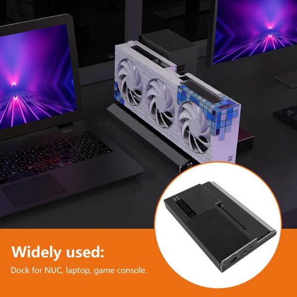 Thunderbolt 3用外部GPUドックステーション、M.2 Nvme SSD拡張をサポート、 PCIe4.0 X4と互換性、ATX SFX電源をサポート_5