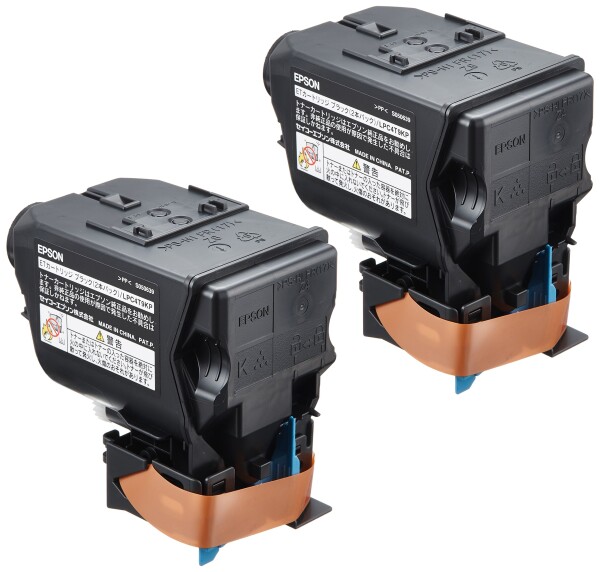 EPSON ブラックトナーカートリッジ LPC4T9KP V 2本パック Amazon | EPSON 環境推進トナー LPC4T9KP ブラック2本パック 6,300