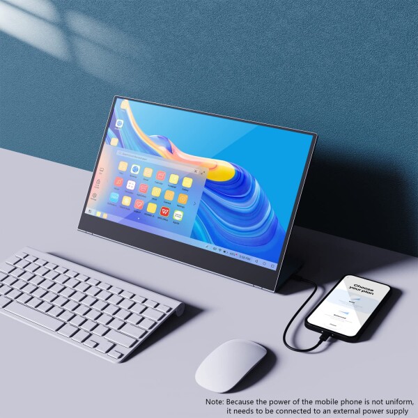 Visual Beat 15.6インチ 4K モバイルモニター タッチ搭載 UHD IPS HDR 100% sRGB USB-C・HDMI ポータブルモニター デュアルスピーカー アルミ合金製 ノートPC・スマートフォン・ゲーム機用_4