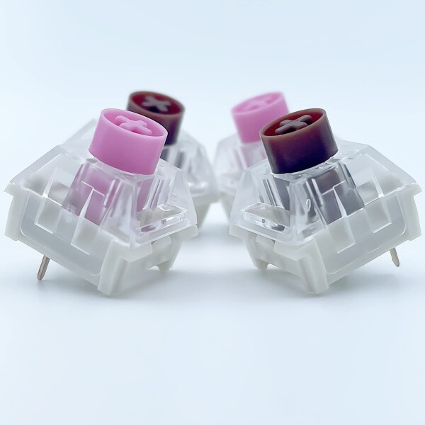 Kailh Box サイレントピンクスイッチ RGB SMD リニアスイッチ 防塵 メカニカルキーボード MXスイッチ用 (Kailh Silent Brown 72個)_5