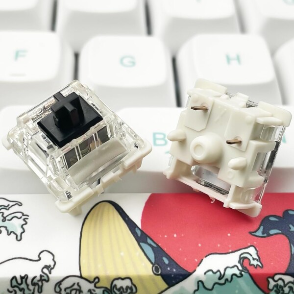 Gateron G Yellow Pro 3.0 5ピンスイッチ予備潤滑RGB黄-赤-茶色MXメカニカルキーボード（72件Pro 3.0黒）_4