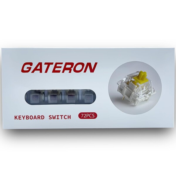 Gateron G Yellow Pro 3.0 5ピンスイッチ予備潤滑RGB黄-赤-茶色MXメカニカルキーボード（72件Pro 3.0黒）_6