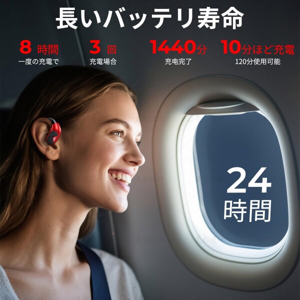 CLOSECOND AI翻訳プロ イヤホン,対面する双方向リアルタイム音声翻訳機 多言語対応 ノイズキャンセリング搭載 軽量コンパクトで旅行・ビジネスに最適 Bluetooth&防水機能,アップ_2