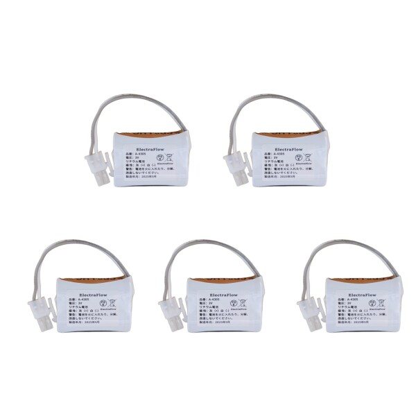 ElectraFlow 5個セット A-4305 対応 自動水栓交換用 電池 3V リチウム電池 (PSE認証済)