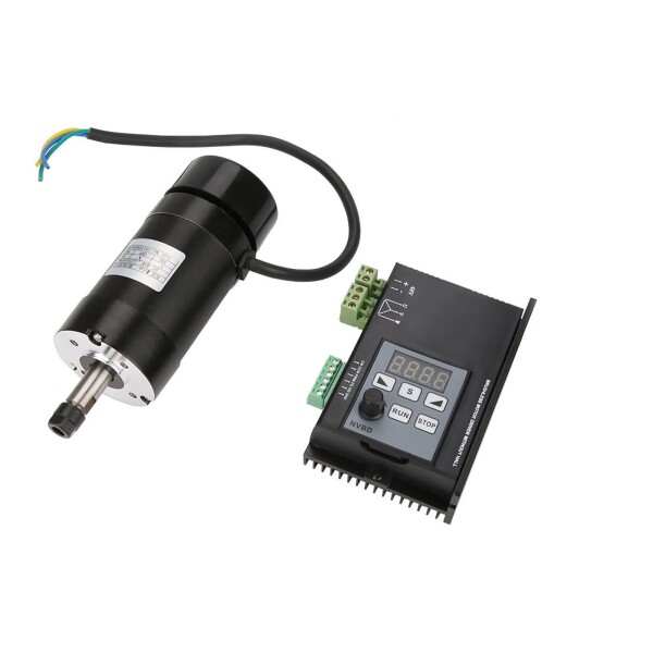 ブラシレススピンドルモータードライバーキット、CNC機関用48V DCレススピンドルドライバーキット、400W受け答えスピンドル明かりモ取り締まる