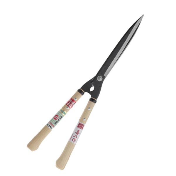 吉岡刃物製作所 鋭型刈込み鋏 喜八 国産 裏スキ 9寸ナタ柄 NO.129 (270mm 青紙)