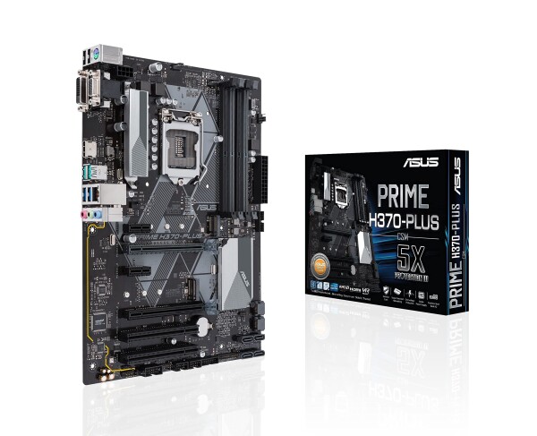 ASUSTek Intel H370 搭載 マザーボード LGA1151対応 H370M-PLUS