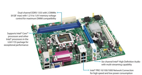 インテル Boxed Desk Top Board DH61WW BOXDH61WWB3_4