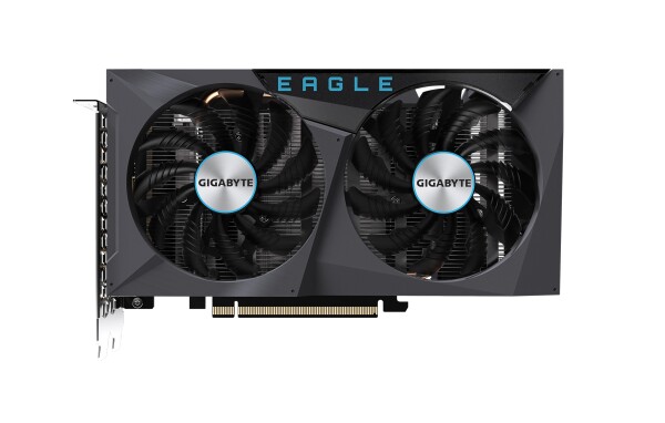 Gigabyte NVIDIA GeForce RTX 3050 Eagleグラフィックスカード - 8GB GDDR6 128ビット PCI-E 4.0 1777MHz コアクロック DP 1.4 x 1 HDMI 2.1 x NVIDIA Ampere - GV-N3050EAGLE-8GD_1
