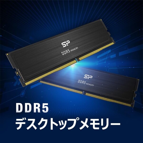 シリコンパワー ゲーミング DDR5 32GB (2x16GB) 6000MHz (PC5-48000) 288-pin CL30 1.35V UDIMM デスクトップPC用メモリ DRAM w/Heatsink SP032GXLWU60AFDEAE_2