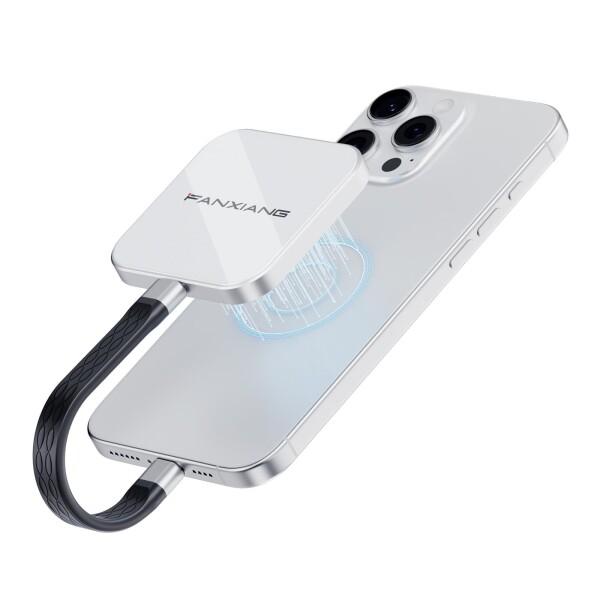Fanxiang Magsafe外付け SSD 1TB  iPhone 16/15 Pro Max用4K 120Hz ProRes HDR記録・保存 超軽量USB3.2 Gen2x2ポータブルSSD PS5/ノートPC/タブレット 動画編集用 PS2005