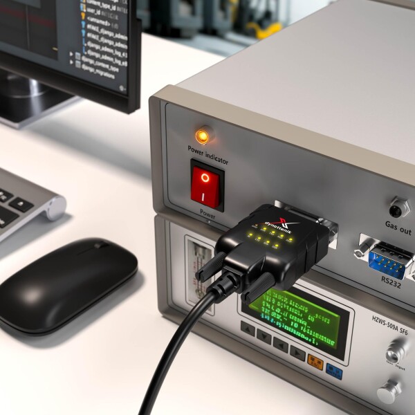 dynattenik FTDI USBシリアルアダプター ESD保護 & 9信号LED搭載 ? 産業用RS232コンバーター ? PC/Mac/Linux対応 ? 機械制御・自動化・開発用_4