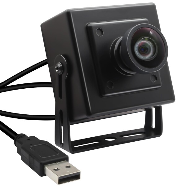 12MP USB Camera 1080P 120FPS セキュリティカメラ 4K 30fps 102度広角レンズ ウェブカム 歪曲収差ゼロ 小型パソコンカメラ ストリーミング USBプラグ&プレイ Linux Windows Android Mac Youtube zoomなどに対応