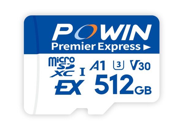 POWIN microSDXC Expressカード 512GB Nintendo Switch 2対応 最大読込900MB/s 書込720MB/s ライフタイム保証 A1 V30 U3 C10 UHS-I (512, GB)