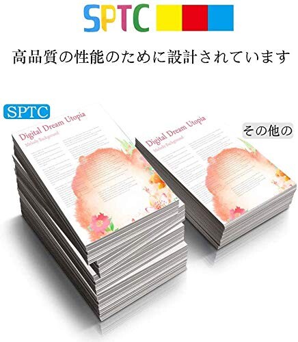 SPTC エプソン用 LPC3T35（4色セット ブラック シアン マゼンタ イエロー） 互換トナーカートリッジ 対応機種：LP-S6160 印刷枚数：ブラック 約 4100枚 カラー 約3700枚_1