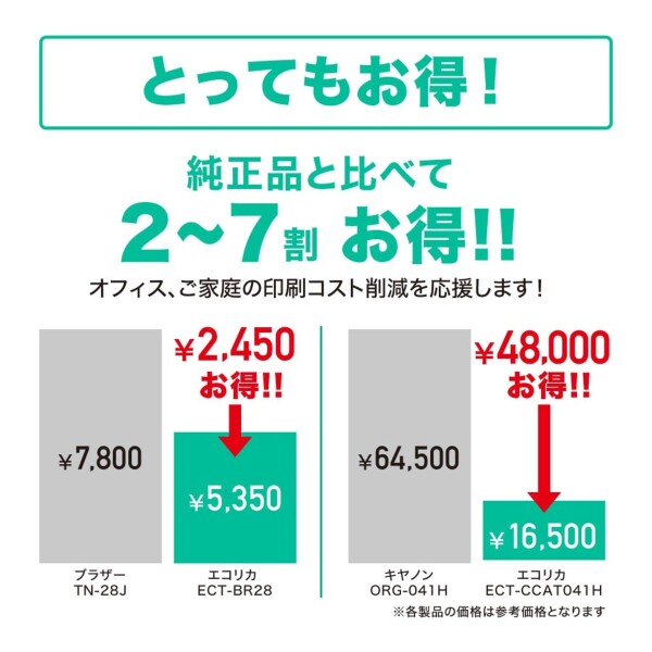 エコリカ ブラザー TN-28J対応 リサイクルトナーカートリッジ_3