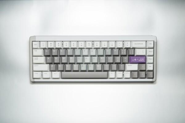 Mechkeys Utyping UT65 HE ゲーミングキーボード メカニカルキーボード 有線キーボード 0.01mmまでの高速トリガー 68キー 日本語配列ス 65%サイズ CNCアルミ構造 (月詠)