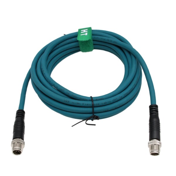 HangTon M12 8ピン Xコードから8極 Xコーディング イーサネット Cat7e ケーブル コグネックスバスラーセンサーカメラ用 高速20m