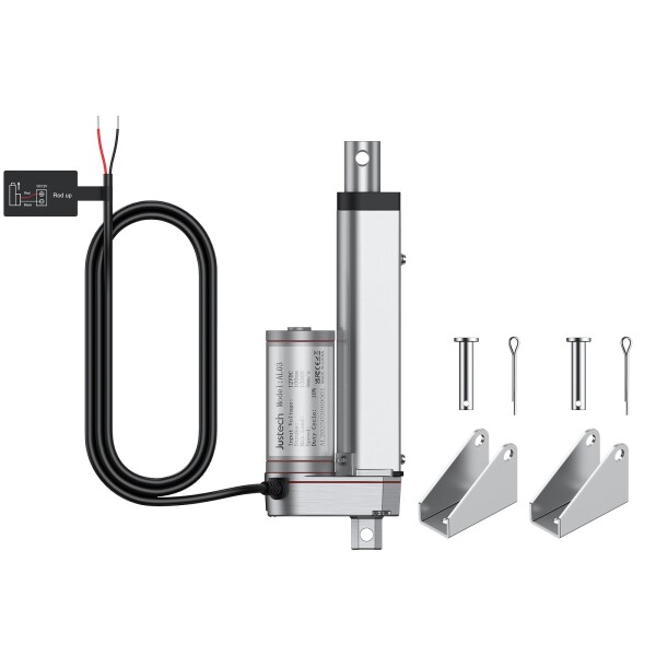 Justech リニアアクチュエーター 12V 電動作動装置 1500N 50粍 100粍 200粍 IP65 迅速さ7-10粍/s 低耳障りな音 線形アクチュエーター 正＆逆取り締まる 畑作機械類/外科学用寝台/電動昇降機生き胆 四輪車 RV 電動