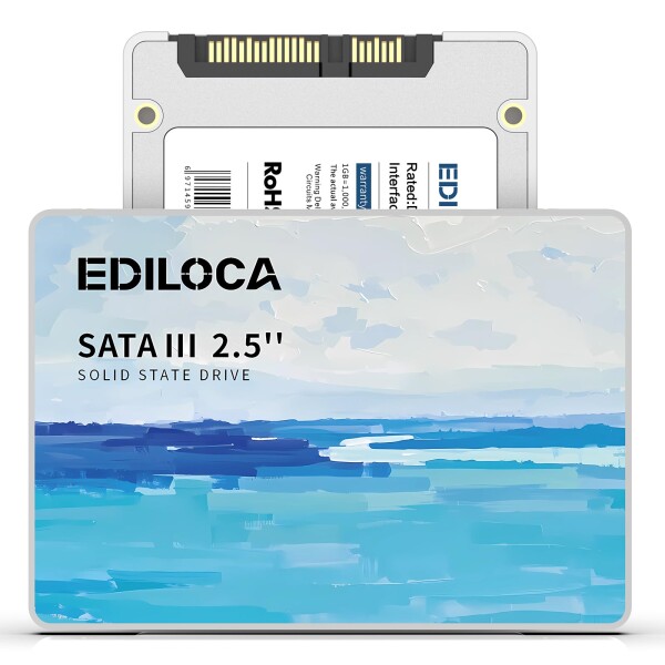 4TB SSD 内蔵SSD、2.5インチ SATA III 6Gb/s、最大500MB/sの読み取り速度、3D NANDフラッシュ、PC/ラップトップ/デスクトップ/NAS用耐衝撃落下性能、Windows/Mac/Linux対応