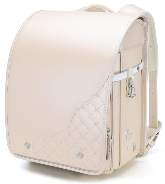 (バオバブの願い) ランドセル 女の子 ワンタッチロック 軽量 豪華 刺? A4フラットファイル対応 japanese schoolbag babr-2285g (妖精と黒猫-新色！アイボリー)