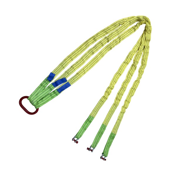 3本吊りスリングベルト3.0m 耐荷重5.0t 高強力ポリエステルヤーンベルト幅6.5cm 吊り具 ネジシャックル式 (3leg-5T*3M) 12,058円