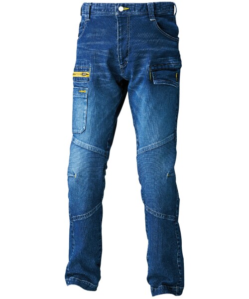 (寅壱) 作業服 作業着 8940-219 デニム カーゴパンツ S-5L 年間(３Ｌ 04.コン)