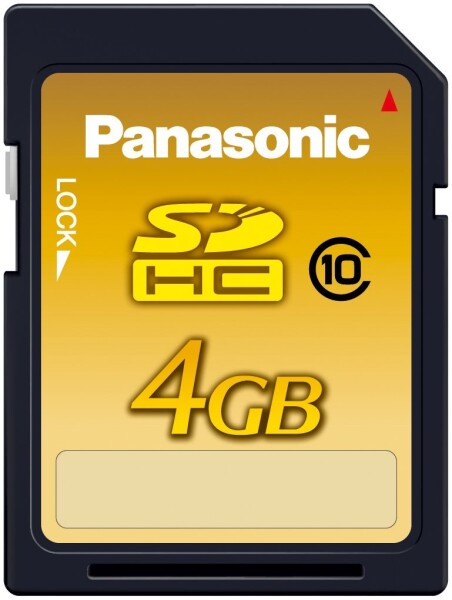 パナソニック SDHCメモリーカード 4GB RP-SDW04GJ1K