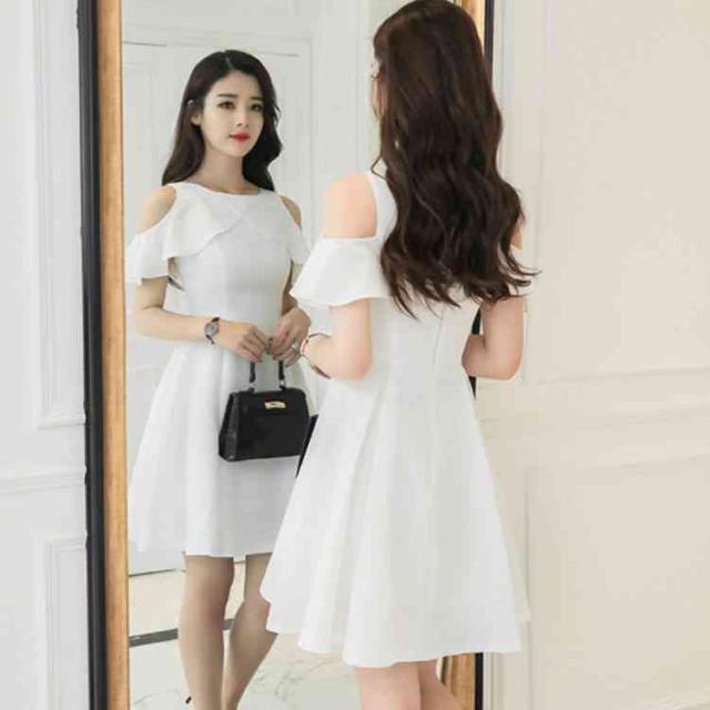 送料無料 肩出し フリルdesignが可愛いポイント ワンピース 夏ワンピース 肩出しワンピース 肩出し オフショルワンピースの通販はau Pay マーケット ｓｕｎｆｌｏｗｅｒ