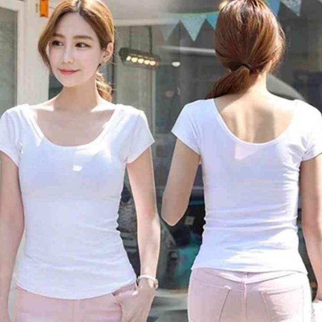 送料無料 全2タイプ 5サイズ Uネックtシャツ Tシャツ レディース Uネック 半袖tシャツ 無地tシャツ セクシー Tシャの通販はau Pay マーケット ｓｕｎｆｌｏｗｅｒ