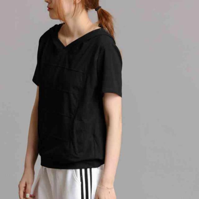 送料無料 全3色 5サイズ フード付き半袖tシャツ 夏服 パーカー レディース プルパーカー ライトスウェット プルオーバー の通販はau Pay マーケット ｓｕｎｆｌｏｗｅｒ