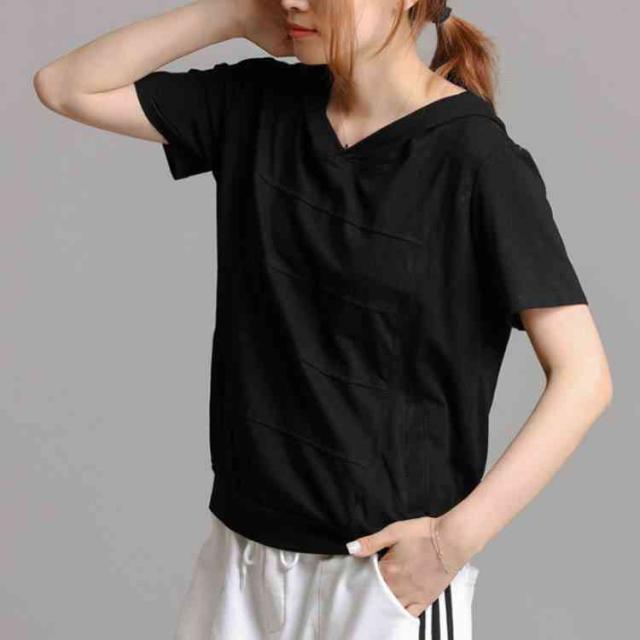送料無料 全3色 5サイズ フード付き半袖tシャツ 夏服 パーカー レディース プルパーカー ライトスウェット プルオーバー の通販はau Pay マーケット ｓｕｎｆｌｏｗｅｒ