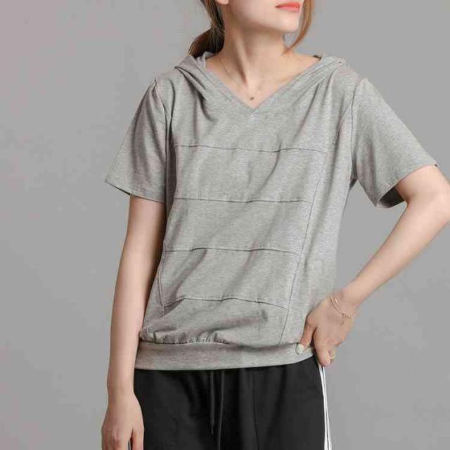 送料無料 全3色 5サイズ フード付き半袖tシャツ 夏服 パーカー レディース プルパーカー ライトスウェット プルオーバー の通販はau Pay マーケット ｓｕｎｆｌｏｗｅｒ