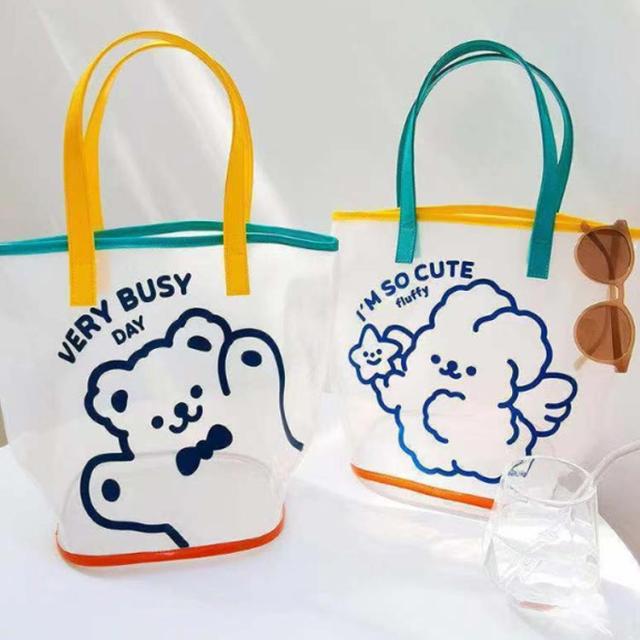 透明 水泳 おしゃれ 男の子 プールバック キッズ 小学生 大人 ビーチバッ 防水 クリア メッシュ マチあり ビニールバッグ プールバッグ の通販はau Pay マーケット にゃニャオ