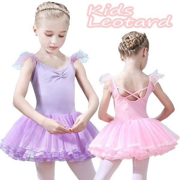 バレエ レオタード 子供 キッズ チュチュスカート付の通販はau Pay マーケット ｓｕｎｆｌｏｗｅｒ