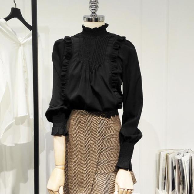 ブラウス フリル レディース アンティーク風 お姫様 長袖ブラウス シャツ スタンドカラー 立ち襟 フリル襟 パフスリーブ ガーの通販はau Pay マーケット ｓｕｎｆｌｏｗｅｒ