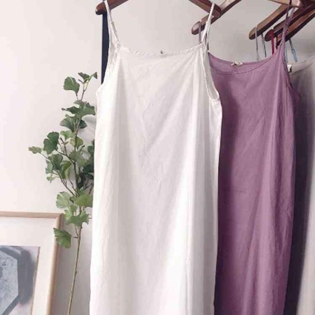 送料無料 ワンピース キャミワンピース キャミソール コットン レディース 綿ワンピース インナー 部屋着 ルームウェア レディの通販はau Pay マーケット ｓｕｎｆｌｏｗｅｒ