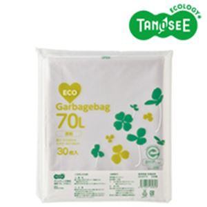 送料無料 TANOSEE ポリエチレン収集袋 透明 70L 30枚入 生活用品 